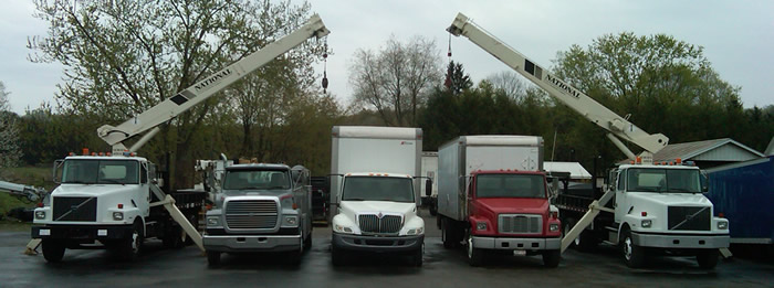 A Picture of Trucks on the Lot